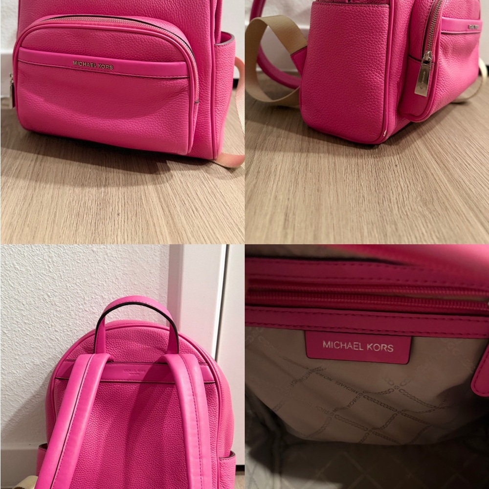 Michael Kors Fuchsia Backpack - Picture 6 of 6